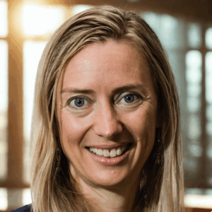 Headshot of DSORC board of directors member Karla Thorpe, joined in June 2025. (Photo with background.)