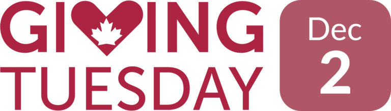Giving Tuesday 2025 logo in red with date