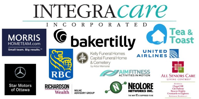A list of sponsors for the 2026 Walk for Dementia, updated August 2026
