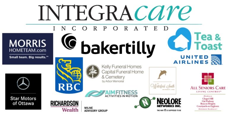 A list of sponsors for the 2026 Walk for Dementia, updated August 2026